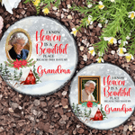Personalisierte Fotorahmen Design Garten Stein mit Titel und Stand Gartendekoration Memorial Weihnachten Geschenk für den Verlust eines geliebten Menschen