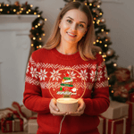 Personalized Santa Claus Christmas Tree LED Night Light with 1-8 Names and Wooden Base Home Decor Christmas Gift for Kids Family