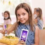 Personalized Cute Dinosaur Food-Grade Kid's Fork Spoon Knife 3 Pcs Cutlery Set with Name Daily Use Birthday Gift for Kids