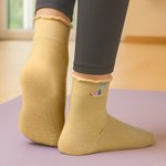 Personalised Embroidered Non-Slip Yoga Socks with Name Sports Birthday Gift for Yoga Pilates Lovers