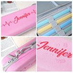 Estuche personalizado para estetoscopio con nombre para cumpleaños de enfermera, graduación, agradecimiento, etc.