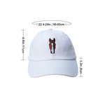 Personalized Embroidered Horse Face Photo Baseball Cap with Birthday Christmas Gift for Friends Equestrian Enthusiasts
