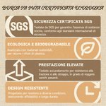 Borsa tote in iuta personalizzata con nome e design Babbo Natale regalo di Natale per famiglia e amici