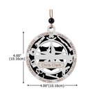 Personalised First Responder Police Firefighter Dispatcher Sheriff Ornament with Name Home Decor Christmas Gift for First Aid Practitioners Volunteers