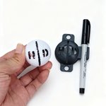 Personalized Multicolor 3D Printed Initials Golf Ball Line Stencil for Sharper Aim Golf Accessories Birthday Club Gift for Golfers Golf Lovers