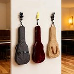 Personalized Electric Guitar Headstock Decorative Hooks with Name Set of 3 Home Music Studio Decor Birthday Gift for Guitar Player Music Lover