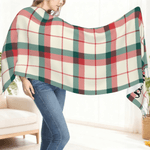 Foulard à franges multicolore plaqué personnalisé avec nom Anniversaire Cadeau de Noël pour Femme Maman Femme