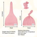 Personalized Name  Soft Baby Scarf Hat Set Accessory Winter Essential Birthday Gift for Newborns