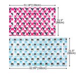 Personalized Checkerboard Cat Dog Face Photo Breathable Golf Cart Seat Cover with Name Golf Cart Accessories Birthday Gift for Pet Lovers Golfers