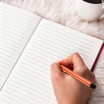 Personalised Pink Bow Birth Flower Bouquet Notebook with Name and Lined Pages Writing Accessory Daily Use Birthday Gift for Moms Women