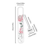 Personalized Birth Flower Bookmark  with Name Birthday Christmas Gift for Book Lovers Bookworms