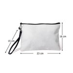 Borsa da trucco personalizzata con nome e cinturino da polso carina e originale essenziale per viaggi regalo di compleanno per donne