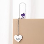 Personalized Birth Flower Bookmark  with Name Birthday Christmas Gift for Book Lovers Bookworms