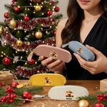 Henkilökohtainen auringonkukka Highland Cow Mini PU Nahka kolikkokukkaro nimi Travel Essential Syntymäpäivä Päivittäinen käyttö joululahja naisille