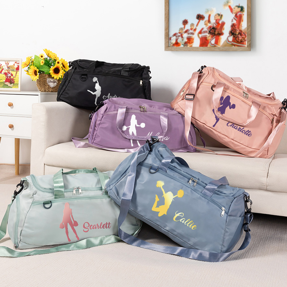 Sac de Sport Personnalisé Fille | Cadeau de Noël (Nom & Silhouette) - Callie FR