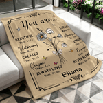 Henkilökohtainen olet syntynyt kukka Raamatun jae Design pehmeä heittää peitto nimi uskonnollinen päivä syntymäpäivä joululahja kristittyjen naisten kanssa