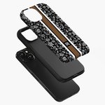 Personalized Chinoiserie Monogram Initial Phone Case for iPhone or Samsung Daily Use Birthday Gift for Women