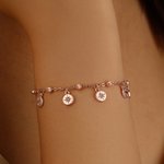 Personalized Multiple Sizes 1-8 Birthstones Exquisite Bracelet Birthday Mother's Day Gift for Mother Wife