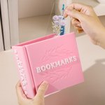 Porte-crayon en forme de livre imprimé en 3D Personnalisé Porte-crayon en forme de livre imprimé en 3D Décoration pour livre Cadeau d'anniversaire pour les rats de bibliothèque Amoureux des livres