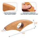 Personalized Minimalist Line Moon Phase Wooden Book Page Holder with Engraved Name Birthday Christmas Book Club Gift for Book Lovers