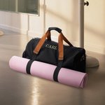 Personalisierte Wasserdichte Sport- und Reisetasche inklusiv Schuhfach und Schultergurt mit Gesticktem Namen Reisezubehör Geschenk für Sportliebhaber