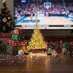 Ornement de Noël personnalisé Baseball Basketball avec nom Décoration de la maison Cadeau de Noël pour enfant Amoureux du sport