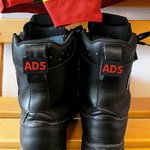 Etichetta per scarponi personalizzata stampata in 3D e colorata con testo Set di 2 Regalo di apprezzamento di uso quotidiano per paramedici, vigili del fuoco e soccorritori