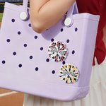 Personalised 3D Printed Cheer Pom Pom Bag Charm Accessories for Bogg Christmas Birthday Gift for Her Cheerleaders