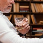 Personalized The Legend Has Retired Whiskey Decanter Glass Wooden Box Set with Date and Name Retirement Christmas Gift for Men