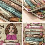 Henkilökohtainen Jumala sanoo, että olen Raamatun jae sarjakuvahahmo akvarelli A5 muistikirja nimellä Syntymäpäivälahja kristityille päiväkirjan harrastajille