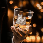 Personalized Engraved Photo Whiskey Decanter Glasses Wooden Storage Box Set with Text Birthday Christmas Gift for Bartender Man