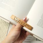 Personalized Minimalist Line Moon Phase Wooden Book Page Holder with Engraved Name Birthday Christmas Book Club Gift for Book Lovers