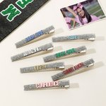 Personalised Glitter Bow Keychain Pin Holder Backpack Name Tag with 5 Pins Travel Accessories Daily Use Birthday Gift for Cheerleaders Teammates