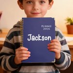 Personalized Name 2026 Planner A5 Notebook with Weekly Monthly Planning Pages and Tabs New Year Birthday Gift for Colleagues Friends