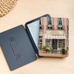 Personalized Oil Painting Style Bookstore Portable Kindle Case with Text Daily Use Birthday Gift for Book Lovers Bookworms