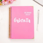 Personalized Name 2026 Planner A5 Notebook with Weekly Monthly Planning Pages and Tabs New Year Birthday Gift for Colleagues Friends