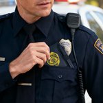 Gepersonaliseerd PU lederen Sheriff ster politie schild wetshandhaving notitieblok met teksten en pen verjaardag afstuderen pensioen Gift voor politieagenten