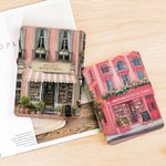 Personalized Oil Painting Style Bookstore Portable Kindle Case with Text Daily Use Birthday Gift for Book Lovers Bookworms