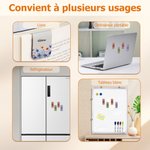 Marque-Page Magnétique en Cuir PU Personnalisé avec Fleur de Naissance et Nom Cadeau d’Anniversaire pour les Amateurs de Lecture