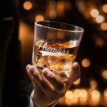 Personalized Vintage Baseball Theme Whiskey Decanter with Engraved Name Bar Accessory Birthday Gift for Whiskey Liquor Lovers