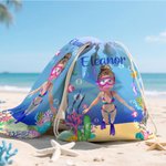 Personlig söt 3D strandhandduk med havsdjur för barn snabbtorkande mjuk och stor med namn perfekt för sommarlov strandfest eller födelsedagspresent