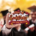 Personalized Graduation Cap Wooden Ornament with School Name Year and Name Home Decor Christmas Gift for Graduates Friends