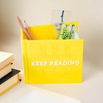 Porte-crayon en forme de livre imprimé en 3D Personnalisé Porte-crayon en forme de livre imprimé en 3D Décoration pour livre Cadeau d'anniversaire pour les rats de bibliothèque Amoureux des livres