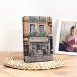 Personalized Oil Painting Style Bookstore Portable Kindle Case with Text Daily Use Birthday Gift for Book Lovers Bookworms