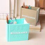 Porte-crayon en forme de livre imprimé en 3D Personnalisé Porte-crayon en forme de livre imprimé en 3D Décoration pour livre Cadeau d'anniversaire pour les rats de bibliothèque Amoureux des livres