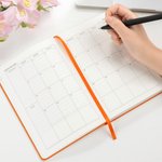 Personalised Birth Flower 2026 Planner A5 Calendar Planner Notebook with Name New Year Birthday Gift for Family Friends