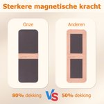 Gepersonaliseerde Geboortebloem Magnetische PU-leer Bladwijzerclip  met Naam Verjaardagscadeau voor Boekenliefhebbers en Boekenwurmen