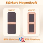 Personalisierter Magnetischer PU-Leder Lesezeichen-Clip mit Geburtsblume Cartoon-Charakter Initiale und Namen Geburtstag Geschenk für Bücherwürmer