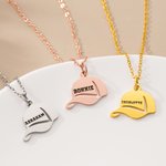 Personalized Baseball Cap Pendant Necklace with Name Game Day Accessories Birthday Gift for Baseball Lovers Players