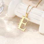 Personalized Simple Initial Name Combination Necklace Jewellery Graduation Birthday Anniversary Gift for Women